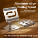 Flat rotating bracket-silver-aluminum alloy-1 piece