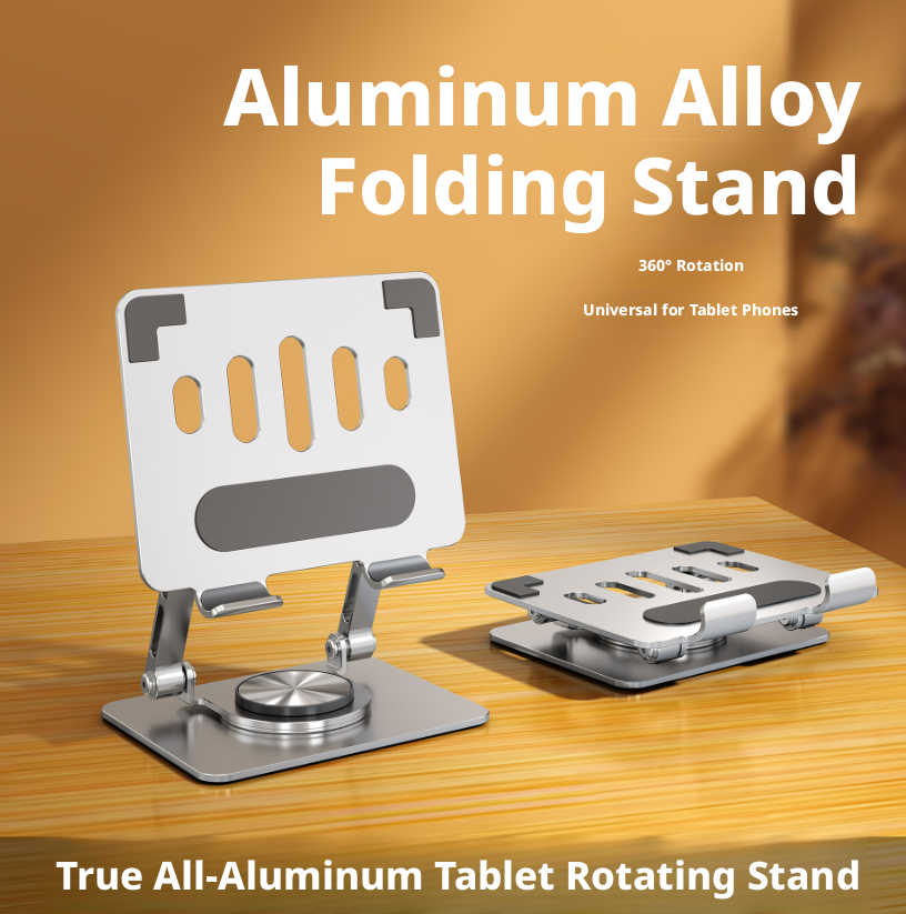 Folding flat bracket-silver-aluminum alloy-1 piece - Option1