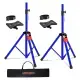 5 Core Speaker Stand Pair Adjustable 31 To 54" PA DJ Tripod Stands Heavy Duty W 35mm Insert 132 Lbs