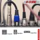 5 Core 4 Pole Speakon Connector 6 Pieces With Twist Lock Audio Jack Male Plug ?Loud Speaker To Amplifier Plug - 4 Conductor Speak-On Cable Adapter Replacement - SPKN BLU 6PCS