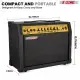 5 Core Guitar Amp 50 Watt Electric Amplifier W Built In 8" Speaker Portable Mini Amps W Aux