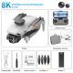 L106 Pro Brushless Motor 8K Aerial Photography Long Endurance Optical Flow Hovering Remote Control Toy Quadcopter