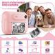 Creative, Portable Instant-printing Polaroid-style Toy Camera For Kids
