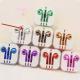 Color Plated Glossy Wired Earbuds