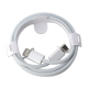 Braided data cable-60w model-white-2M-1 piece