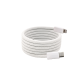 Braided magnetic data cable-U-C port-66W-white-length 1m-1 piece