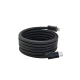 Braided magnetic data cable-U-C port-66W-white-length 1m-1 piece