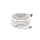 Braided magnetic data cable-U-C port-66W-white-length 1m-1 piece