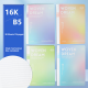 School notebook-Classic reading model-Random color-1 book