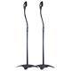 2x Universal Satellite Surround Speaker Stands Floor Standing 75-118cm Adjust