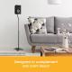 2x Universal Satellite Surround Speaker Stands Floor Standing 75-118cm Adjust