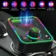2 Pcs Wireless Car FM Transmitter Mini LED Screen MP3 Bluetooth 5.0 Fast PD Adapter