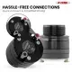 5 Core Super Tweeter ? 1" 200W Max 4 Ohm Neodymium Magnet ? Titanium Bullet Speaker Horn ? High Frequency ? Heavy Duty Aluminum Frame- TW ND 01 1PC