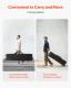 Studio Equipment Trolley Case 46.46 X 14.57 X 11.81 In Rolling Camera Carry Bag