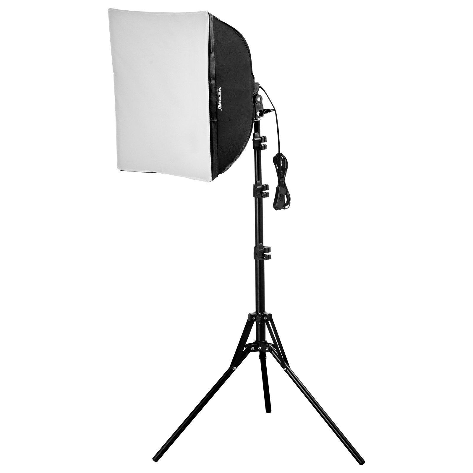 Softbox Lighting Kit 16 In X 16 In 3000-6500K Adjustable For Shooting