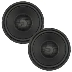5 Core 10 Inch Woofer Pair 300W Car Audio Subwoofer 4 Ohm Impedance Replacement Deep Bass Sub W 40 Oz Y30 Magnet Poly Cone Rubber Surround For Vehicle Sound System - WF 10 140 PP 4OHM 2PCS