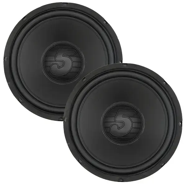 5 Core 12 Inch Woofer Pair 400W Car Audio Subwoofer 4 Ohm Impedance Replacement Deep Bass Sub W 50 Oz Y30 Magnet Poly Cone Rubber Surround For Vehicle Sound System - WF 12 156 PP 4OHM 2PCS