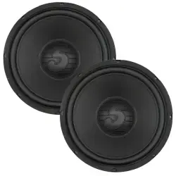 5 Core 12 Inch Woofer Pair 400W Car Audio Subwoofer 4 Ohm Impedance Replacement Deep Bass Sub W 50 Oz Y30 Magnet Poly Cone Rubber Surround For Vehicle Sound System - WF 12 156 PP 4OHM 2PCS
