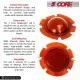 5 Core Replacement Diaphragm 50Pc Titanium Universal 2" Phenolic Compression Driver Horn Voice Coil - DP1 50PCS