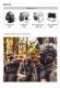 M31H Electronic Pickup Noise-Reducing Tactical Communication Helmet-Mounted Headset