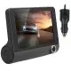 1296P Car DVR Dash Camera 4In 3 Lens Vehicle Driving Recorder Seamless Recording