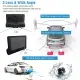 1296P Car DVR Dash Camera 4In 3 Lens Vehicle Driving Recorder Seamless Recording