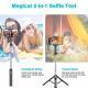 Extendable Selfie Stick Tripod With Wireless Remote Phone Holder Portable Phone Tripod For Group Selfie Live Streaming Video Rec
