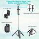 Extendable Selfie Stick Tripod With Wireless Remote Phone Holder Portable Phone Tripod For Group Selfie Live Streaming Video Rec