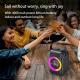 Bluetooth Speaker Wireless Connection Portable With Cool Light Circle  Full Frequency Speaker  Portable And Horizontal