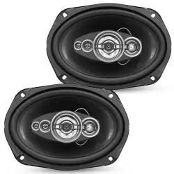 5Core 6x9 Car Speaker Pair 800W 4Ohm 2 Way Coaxial Speaker Audio W Super Tweeter Fit For Vehicle