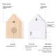 Creative Birdhouse Music Box Motion-Activated Bird Song Audio Player
