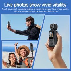 Panoramic Sports Camera Handheld DV Outdoor HD 4K Dual Lens Cycling Recorder Camera