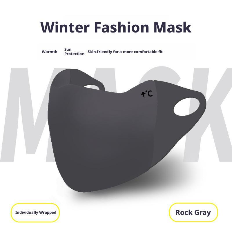 Winter warm mask-dark grey-1 - Option1