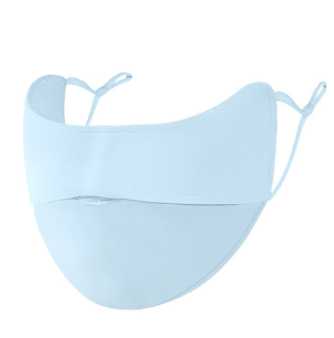 Ice Silk Sunscreen Mask-Blue-1 - Option1