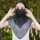Silk Mask Breathable Neck-Covering Skin-Caring Veil For Women