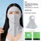 Summer Ice Silk Sun-Protective Face Mask For Women
