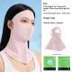 Summer Ice Silk Sun-Protective Face Mask For Women