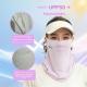 Ice Silk Sun-Protective Face Mask For Women Summer Full-Face UV-Proof Outdoor Golf Cycling Neck-Protecting Mask, Sun-Shading Veil