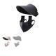 Womens All-in-One Sun-Protective Hat With Wide Brim And Seamless Design For Face And Neck