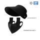 Womens All-in-One Sun-Protective Hat With Wide Brim And Seamless Design For Face And Neck