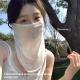 Womens SpringSummer Cycling UV-Protective Sun-Shielding Face And Neck Mask