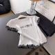 Cartoon Cat Lace Bow Short Sleeve