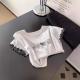 Cartoon Cat Lace Bow Short Sleeve