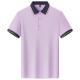 Polo Shirt Lapel Collar Short Sleeves Work Uniform
