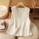 V-neck Sleeveless Waistcoat Summer Thin Loose-fit Casual Layering Vest