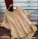 Strapless Ice-silk Pleated Ruffled Top With A Short Front