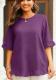 Strapless Ice-silk Pleated Ruffled Top With A Short Front