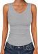V-neck Ribbed Slim-fit Sleeveless Knit Top Stylish And Casual