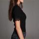 Designer Crochet T-shirt Elegant Slim-fit Versatile And Figure-flattering