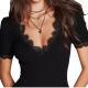 Designer Crochet T-shirt Elegant Slim-fit Versatile And Figure-flattering